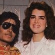American Music Awards. Michael attends the awards with Brooke Shields.
