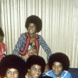 Backstage in London before a show.