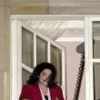 Berlin Michael Jackson in Germany - At the balcony of the Adlon Hotel in Berlin