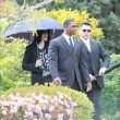 Leaving the Bel Air Hotel