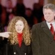 Lincoln Memorial Celebration. Michael joins President Bill Clinton for his ingaugural celebration.