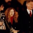 Lincoln Memorial Celebration. Michael joins President Bill Clinton for his ingaugural celebration.