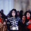 Lincoln Memorial Celebration. Michael joins President Bill Clinton for his ingaugural celebration.