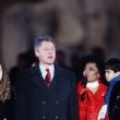 Lincoln Memorial Celebration. Michael joins President Bill Clinton for his ingaugural celebration.