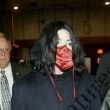 London Michael Jackson arrives at Heathrow airport