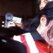 Michael, alongside illusionist David Blaine and former friend Uri Gellar, gives a rousing speech to the Exeter City Football Club.