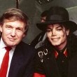 Michael and Donald Trump on a private plane ready to fly off to meet AIDS victim Ryan White.