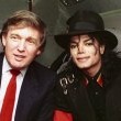 Michael and Donald Trump on a private plane ready to fly off to meet AIDS victim Ryan White.