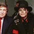 Michael and Donald Trump on a private plane ready to fly off to meet AIDS victim Ryan White.