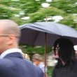 Michael and family at Disneyland Paris.