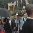 Michael and family at Disneyland Paris.