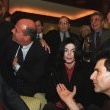 Michael and former friends Uri Gellar and Shmuley Boteach attend a private meeting with the then Prime Minister of Israel, Ariel Sharon.