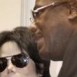 Michael and his brother Marlon at the National Cable Broadcasting convention.