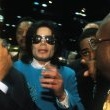 Michael and his brother Marlon at the National Cable Broadcasting convention.