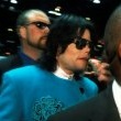 Michael and his brother Marlon at the National Cable Broadcasting convention.