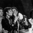 Michael and his brothers celebrate Motown's 25th anniversary.