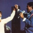 Michael and his brothers celebrate Motown's 25th anniversary.