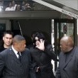 Michael and his children arrive at Los Angeles International Airport.