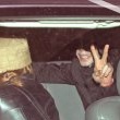 Michael and his children arrive at Los Angeles International Airport.
