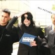 Michael and his children arrive at Los Angeles International Airport.