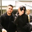 Michael and his children arrive at Los Angeles International Airport.