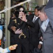 Michael and his children visits Tom's Toys