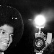 Michael and his mother attend the opening of "The Wiz" at Century City.