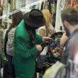 Michael and his three children go shopping on Melrose Avenue at the Ed Hardy store and at Off The Wall Antiques