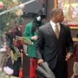 Michael and his three children go shopping on Melrose Avenue at the Ed Hardy store and at Off The Wall Antiques