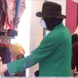Michael and his three children go shopping on Melrose Avenue at the Ed Hardy store and at Off The Wall Antiques