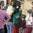 Michael and his three children go shopping on Melrose Avenue at the Ed Hardy store and at Off The Wall Antiques