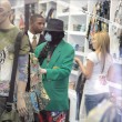 Michael and his three children go shopping on Melrose Avenue at the Ed Hardy store and at Off The Wall Antiques