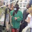 Michael and his three children go shopping on Melrose Avenue at the Ed Hardy store and at Off The Wall Antiques
