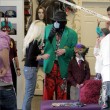 Michael and his three children go shopping on Melrose Avenue at the Ed Hardy store and at Off The Wall Antiques