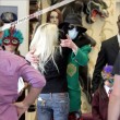 Michael and his three children go shopping on Melrose Avenue at the Ed Hardy store and at Off The Wall Antiques