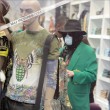 Michael and his three children go shopping on Melrose Avenue at the Ed Hardy store and at Off The Wall Antiques