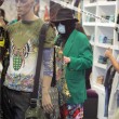 Michael and his three children go shopping on Melrose Avenue at the Ed Hardy store and at Off The Wall Antiques
