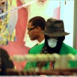 Michael and his three children go shopping on Melrose Avenue at the Ed Hardy store and at Off The Wall Antiques
