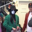Michael and his three children go shopping on Melrose Avenue at the Ed Hardy store and at Off The Wall Antiques