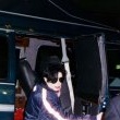 Michael and Karen Faye visit New York's Motown Cafe.