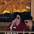 Michael and Karen Faye visit New York's Motown Cafe.