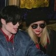 Michael and Karen Faye visit New York's Motown Cafe.