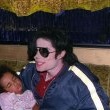 Michael and Karen Faye visit New York's Motown Cafe.