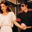 Michael and Lisa Marie Presley in Budapest, Hungary.