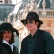 Michael and Lisa Marie Presley visit the Chateau de Versailles in France.