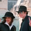 Michael and Lisa Marie Presley visit the Chateau de Versailles in France.