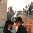Michael and Lisa Marie Presley visit the Chateau de Versailles in France.