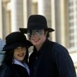 Michael and Lisa Marie Presley visit the Chateau de Versailles in France.