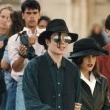 Michael and Lisa Marie Presley visit the Chateau de Versailles in France.
