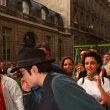 Michael and Lisa Marie Presley visit the Chateau de Versailles in France.